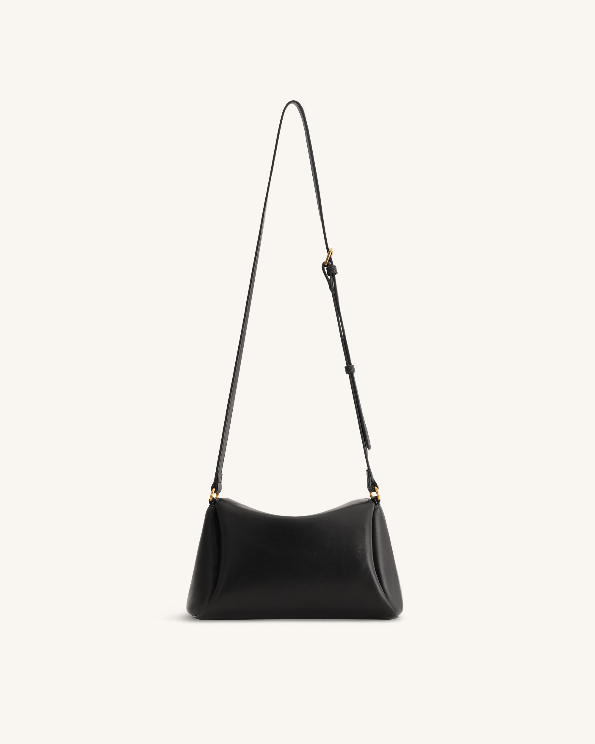 Greta Twist-Lock Crossbody Bag - Brown