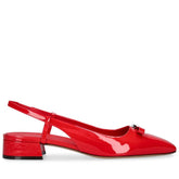 Ferragamo Marlina patent leather slingback pumps