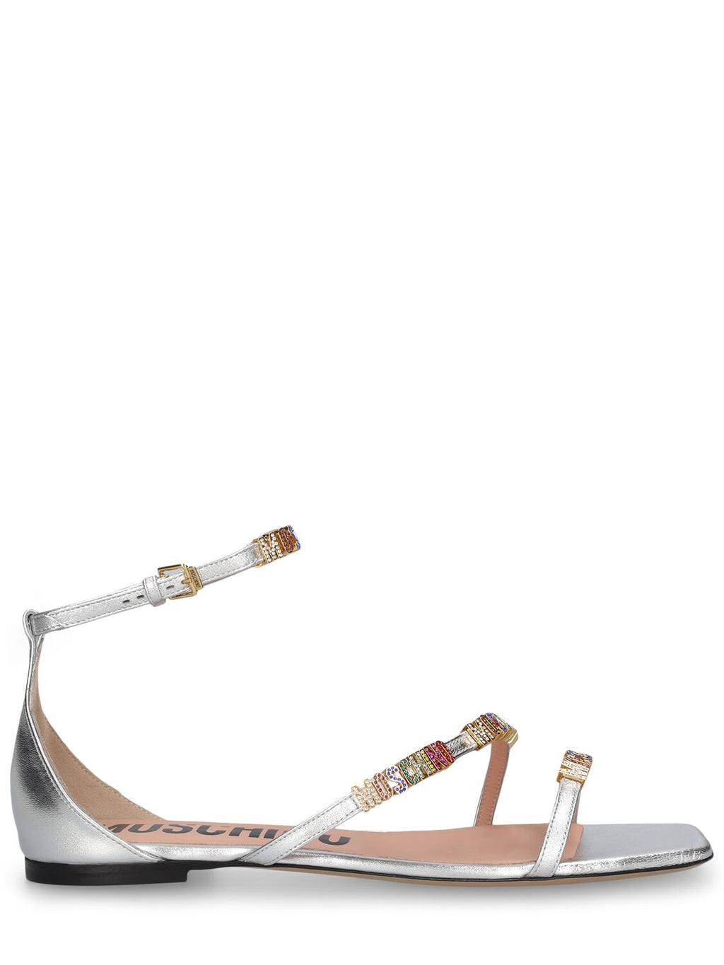 Moschino Moschino 10mm Leather flat sandals - Size: UK 3 Sandals | Shop From The Mirage
