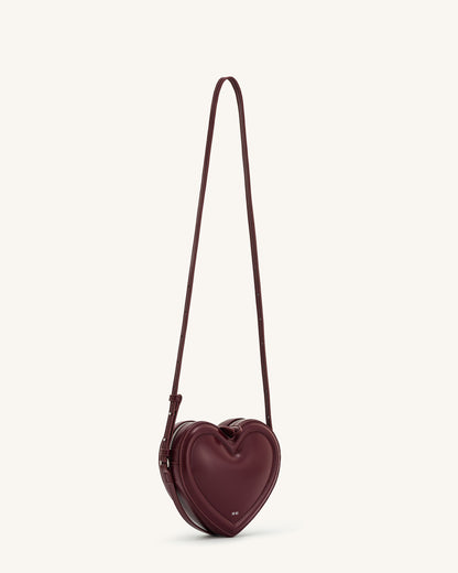 Arlene Heart Shaped Bag - Magenta