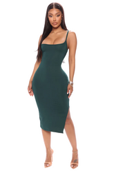 Janelle Midi Dress - Green