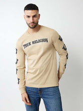 REPEATED HORSESHOE LONG SLEEVE TEE