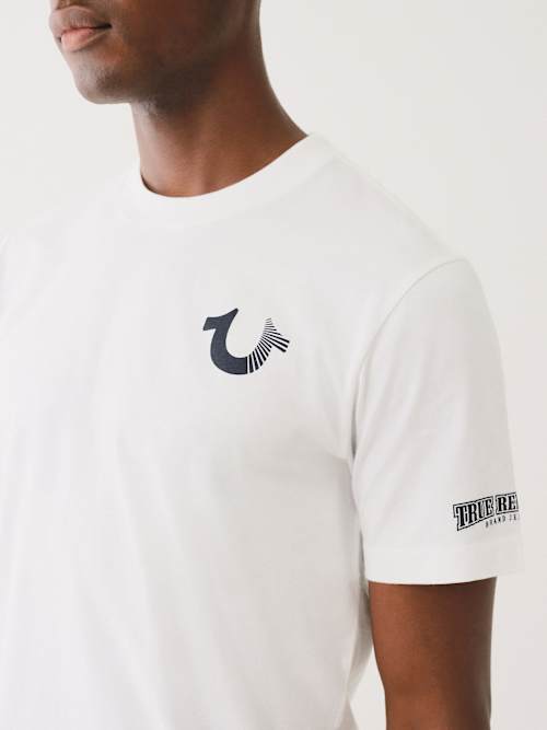 CRYSTAL BUDDHA LOGO CREW TEE