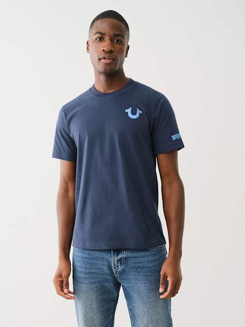 CRYSTAL BUDDHA LOGO CREW TEE