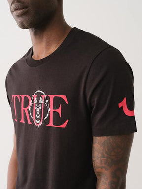 CRYSTAL BUDDHA FACE TEE