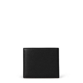 Gold Tone Logo Wallet
