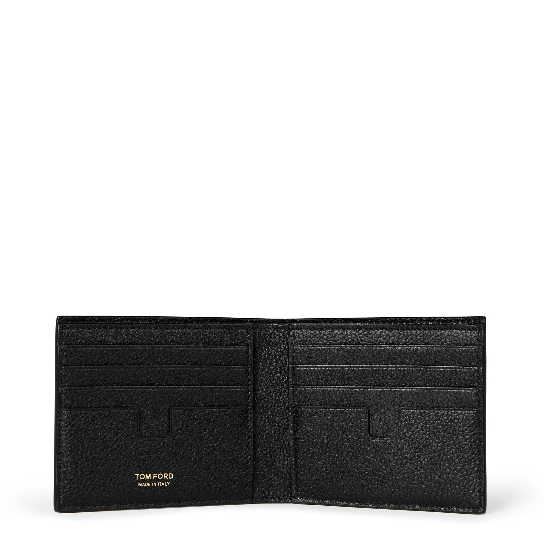 Gold Tone Logo Wallet