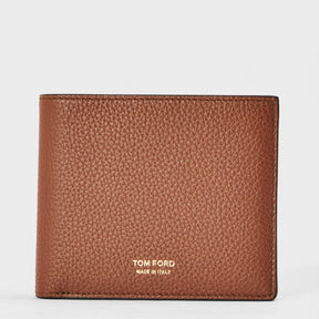 Gold Tone Logo Wallet