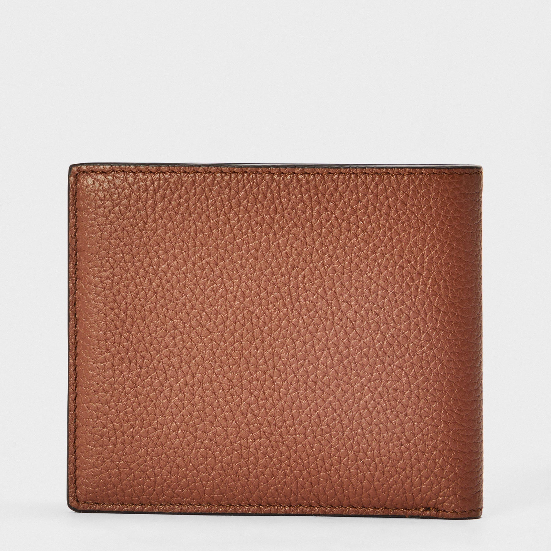 Gold Tone Logo Wallet