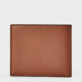 Gold Tone Logo Wallet