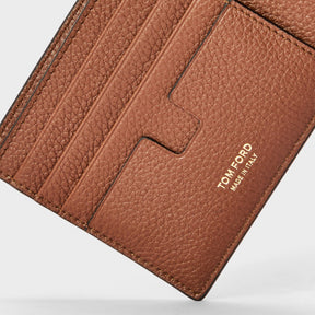 Gold Tone Logo Wallet