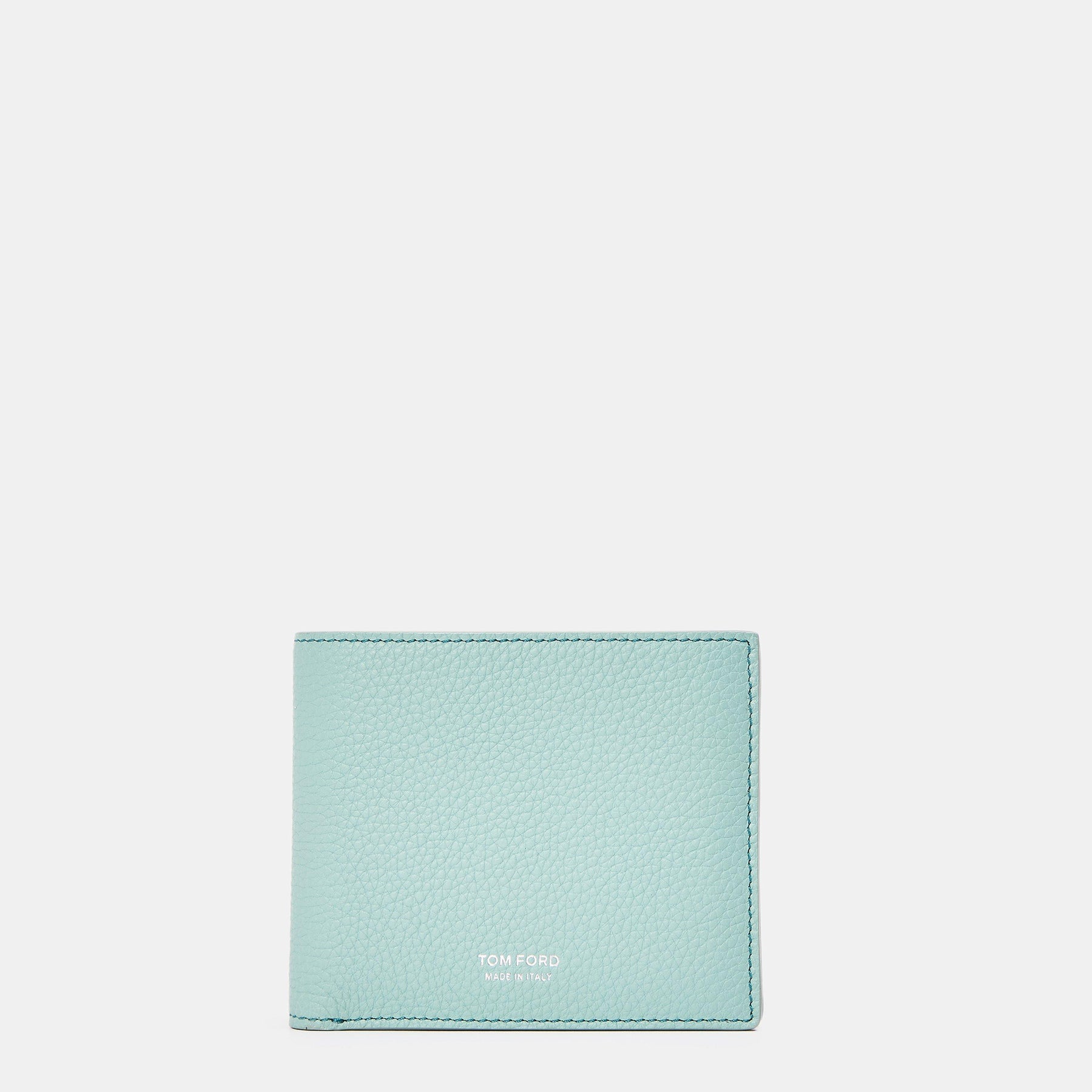 Gold Tone Logo Wallet