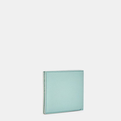Gold Tone Logo Wallet