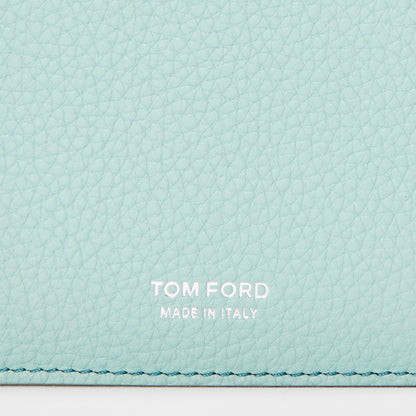Gold Tone Logo Wallet