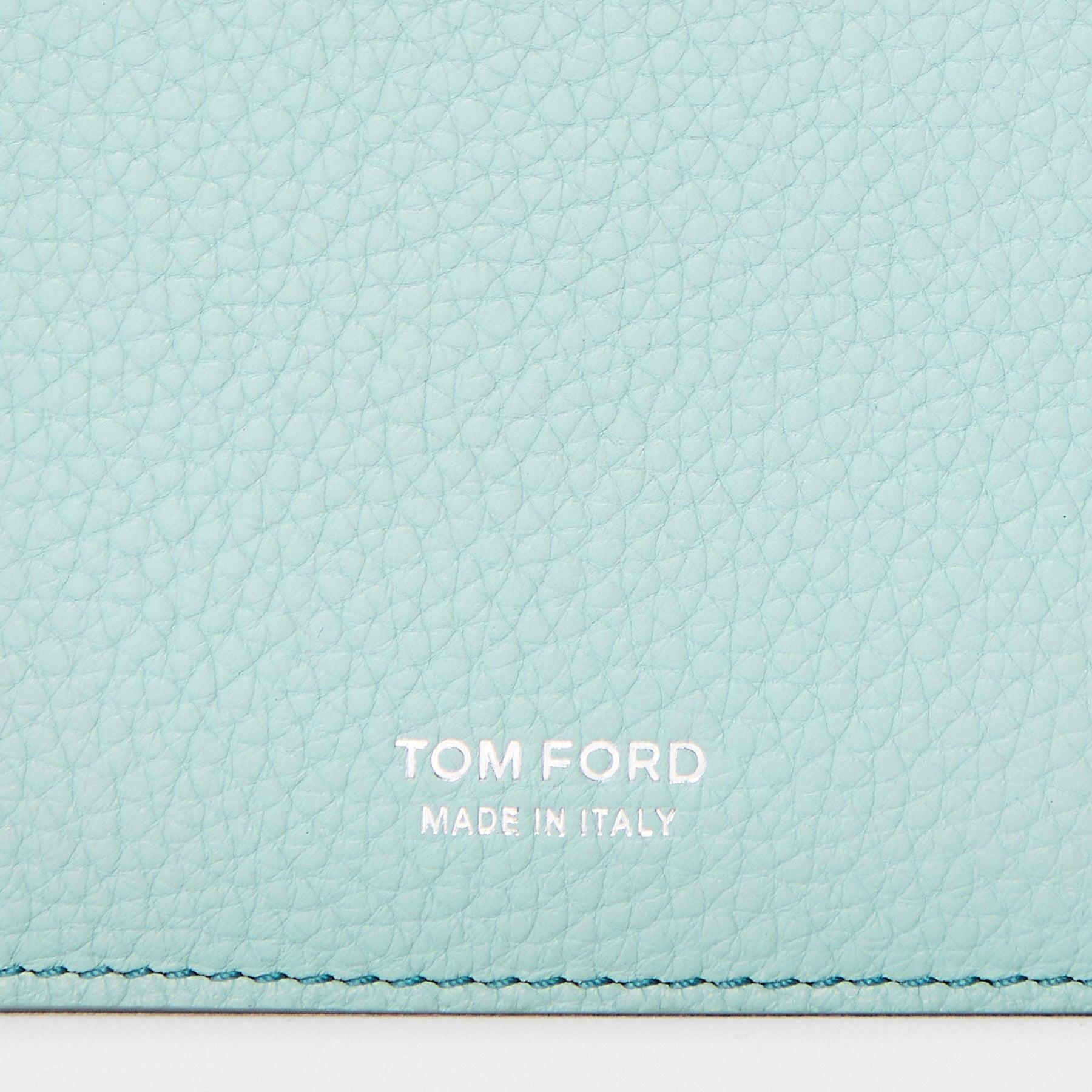 Gold Tone Logo Wallet