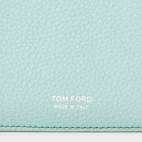 Gold Tone Logo Wallet