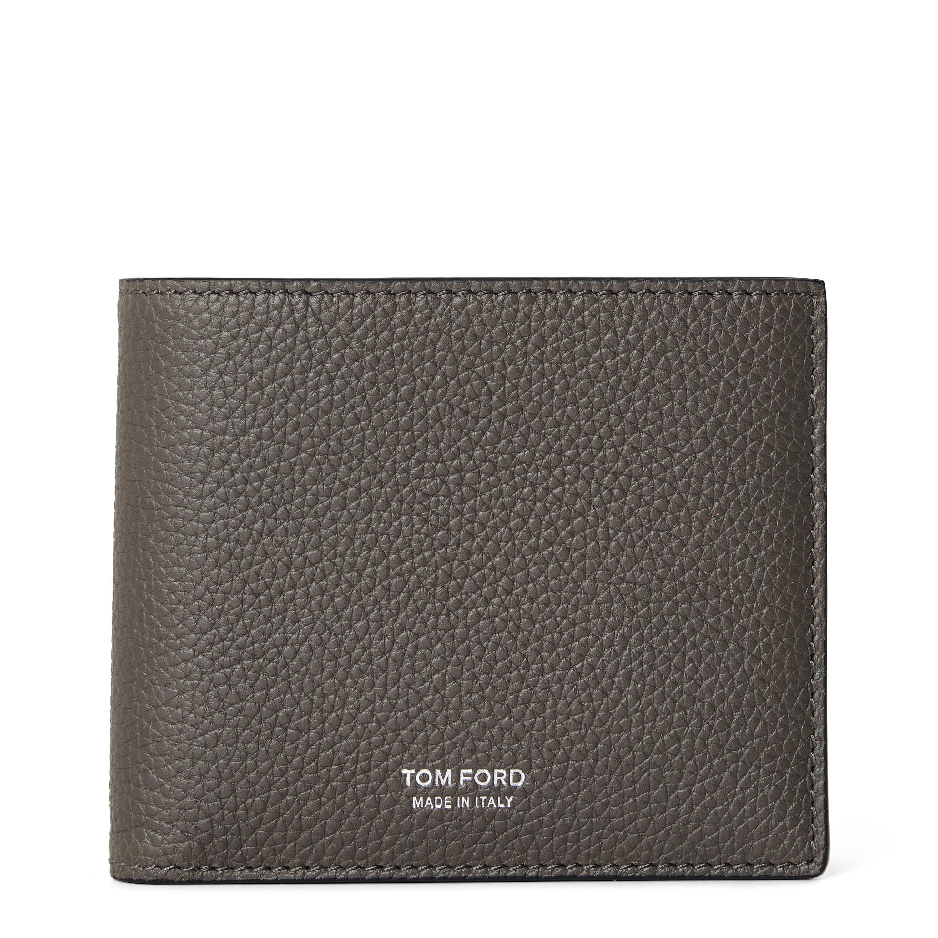 Gold Tone Logo Wallet