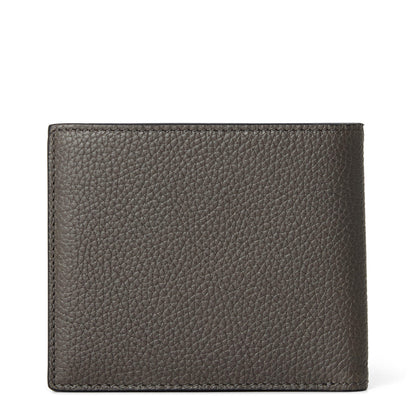 Gold Tone Logo Wallet