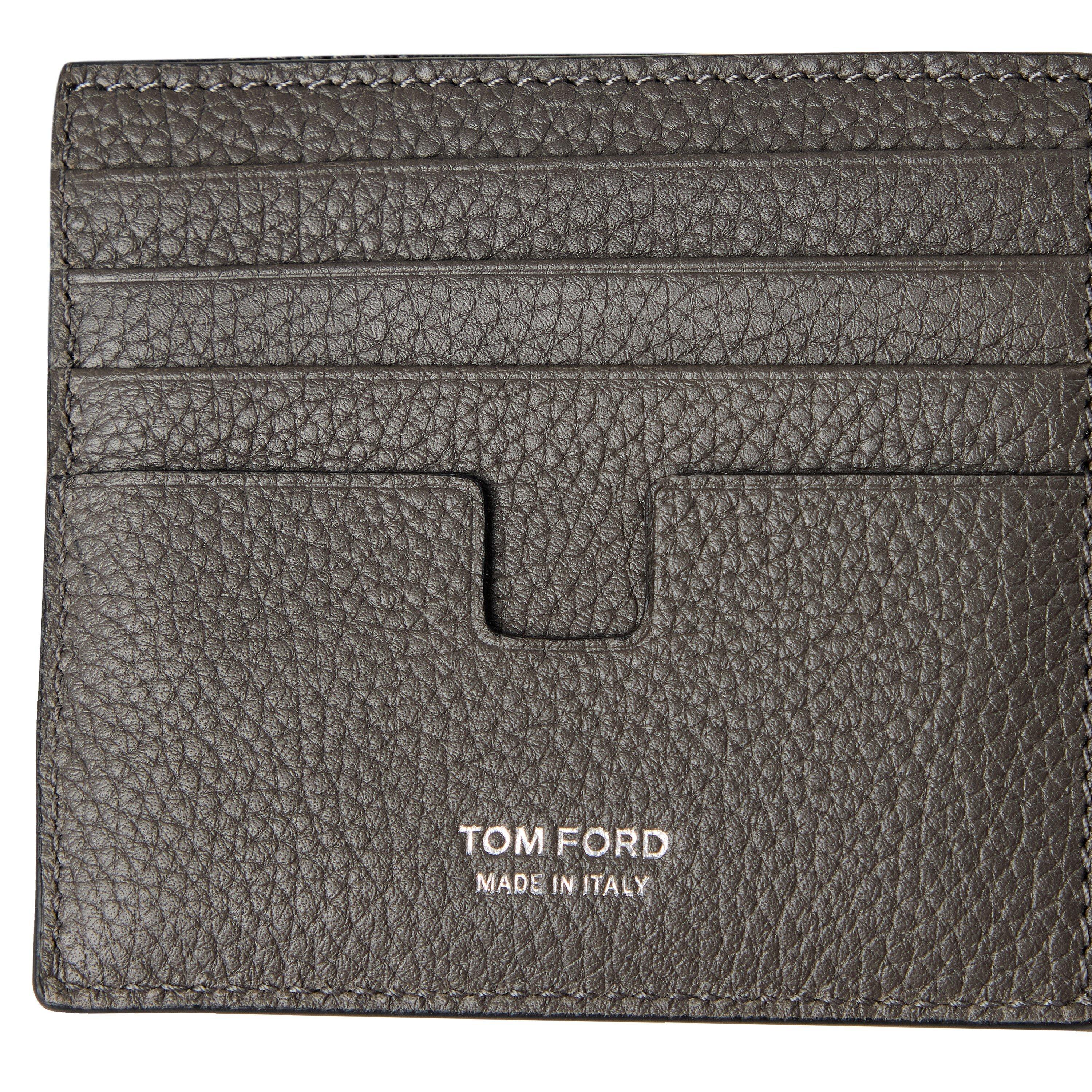 Gold Tone Logo Wallet