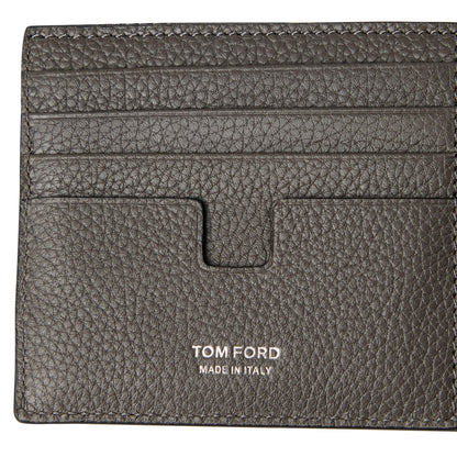 Gold Tone Logo Wallet