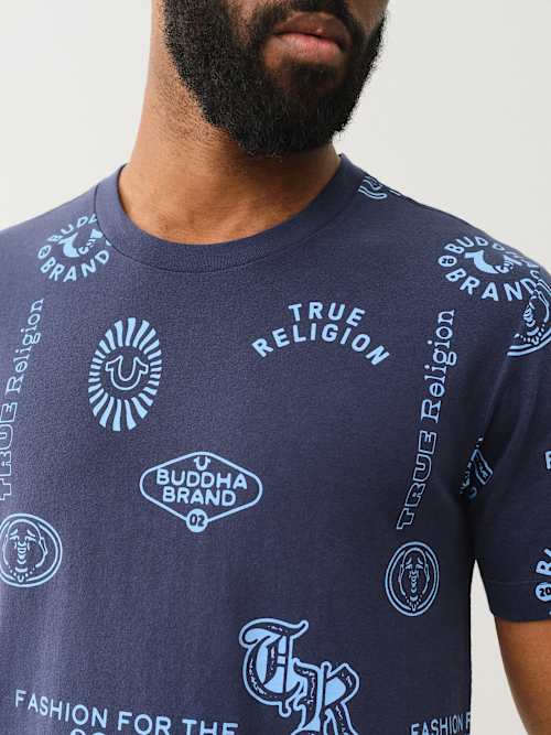 SCATTERED LOGO TEE