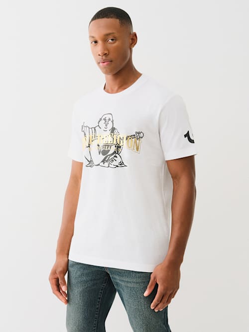 DIMENSIONAL LOGO TEE