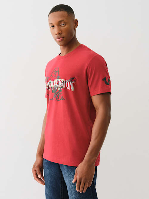 DIMENSIONAL LOGO TEE