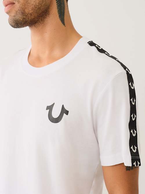 HORSESHOE TAPE TRIM TEE