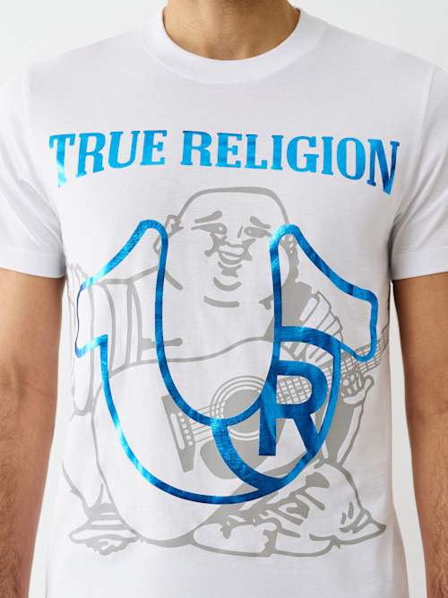 REGISTERED HORSESHOE METALLIC BUDDHA TEE