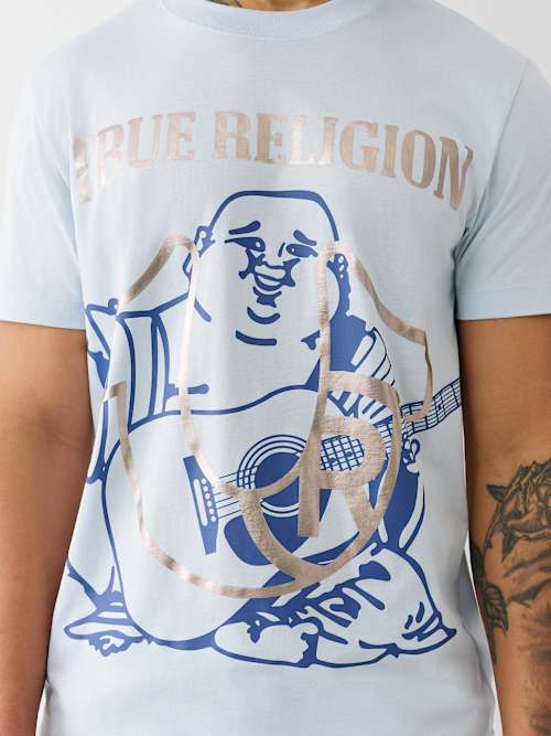REGISTERED HORSESHOE METALLIC BUDDHA TEE