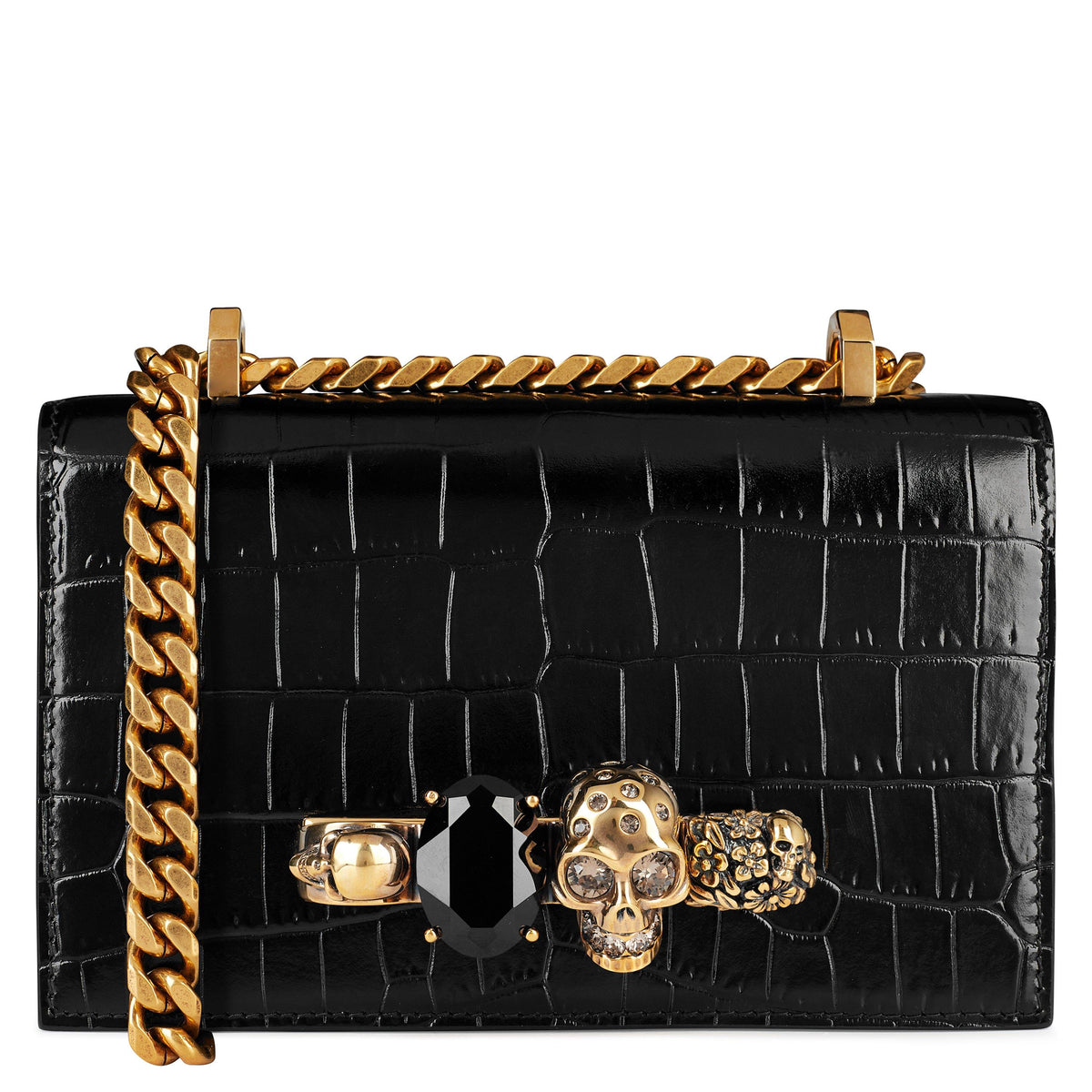Jewel Knuckleduster Crossbody Bag