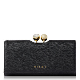 Leather Josiey Crystal Top Purse