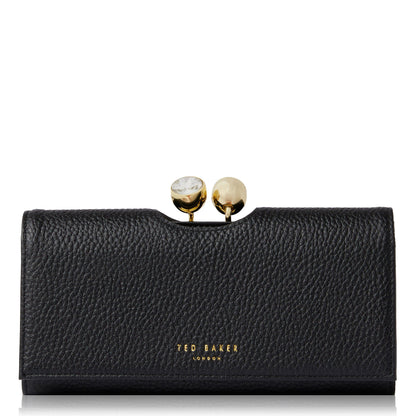 Leather Josiey Crystal Top Purse