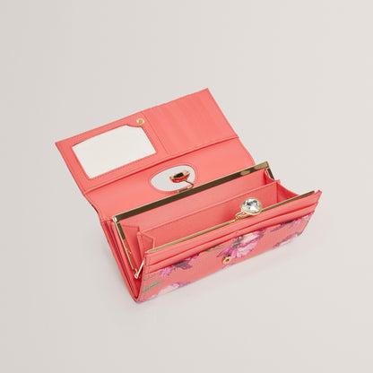 Leather Josiey Crystal Top Purse