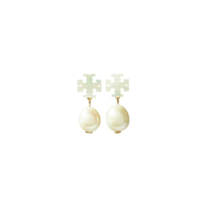Kira Mother of Pearl Drop Earrings