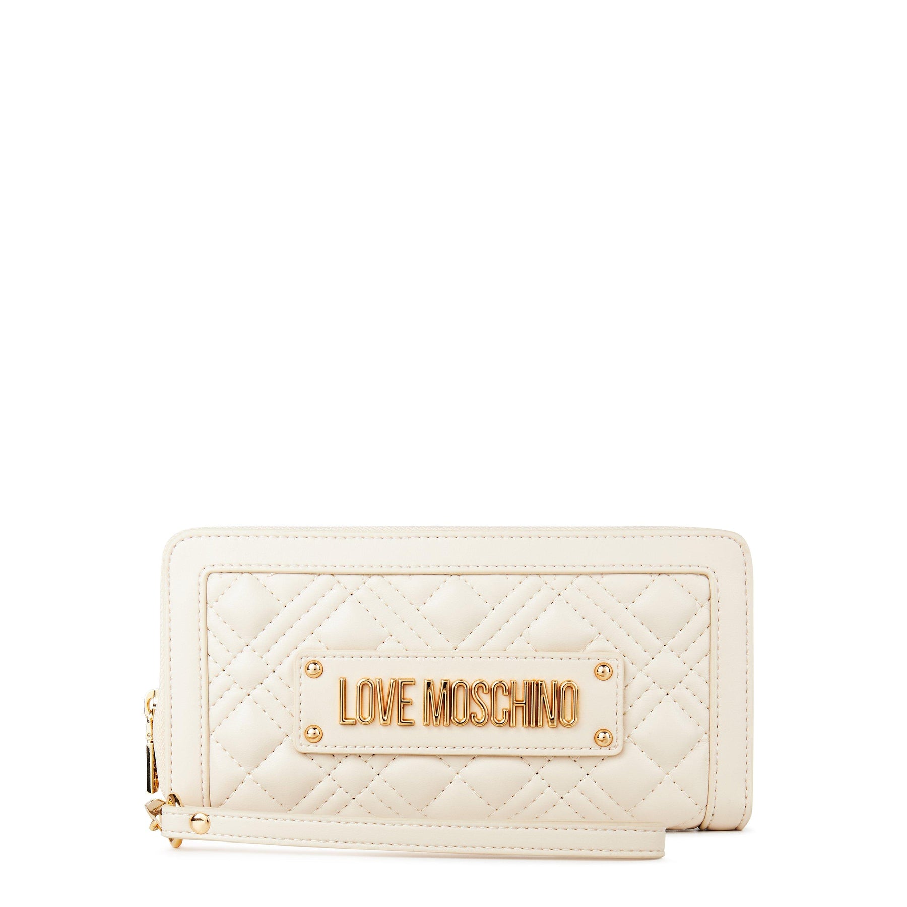 Quilted Logo Zipped Purse