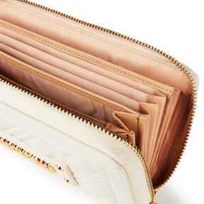 Quilted Logo Zipped Purse