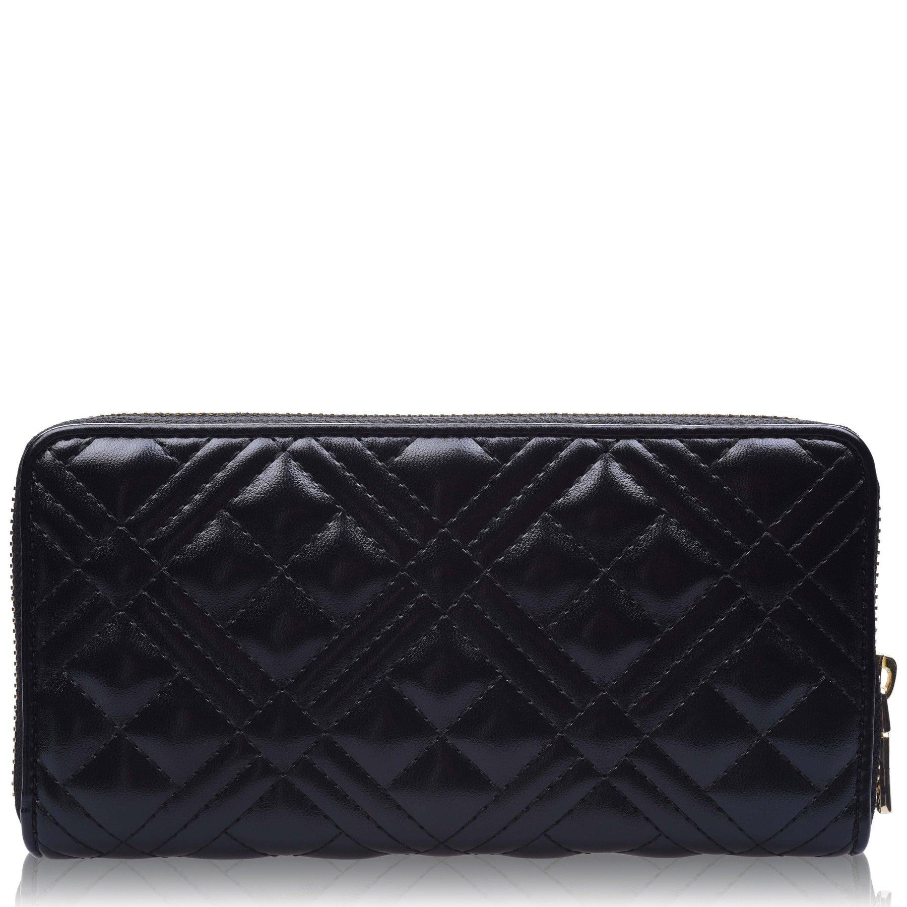 Quilted Logo Zipped Purse