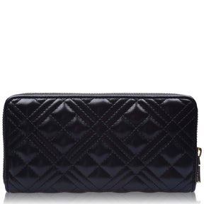 Quilted Logo Zipped Purse