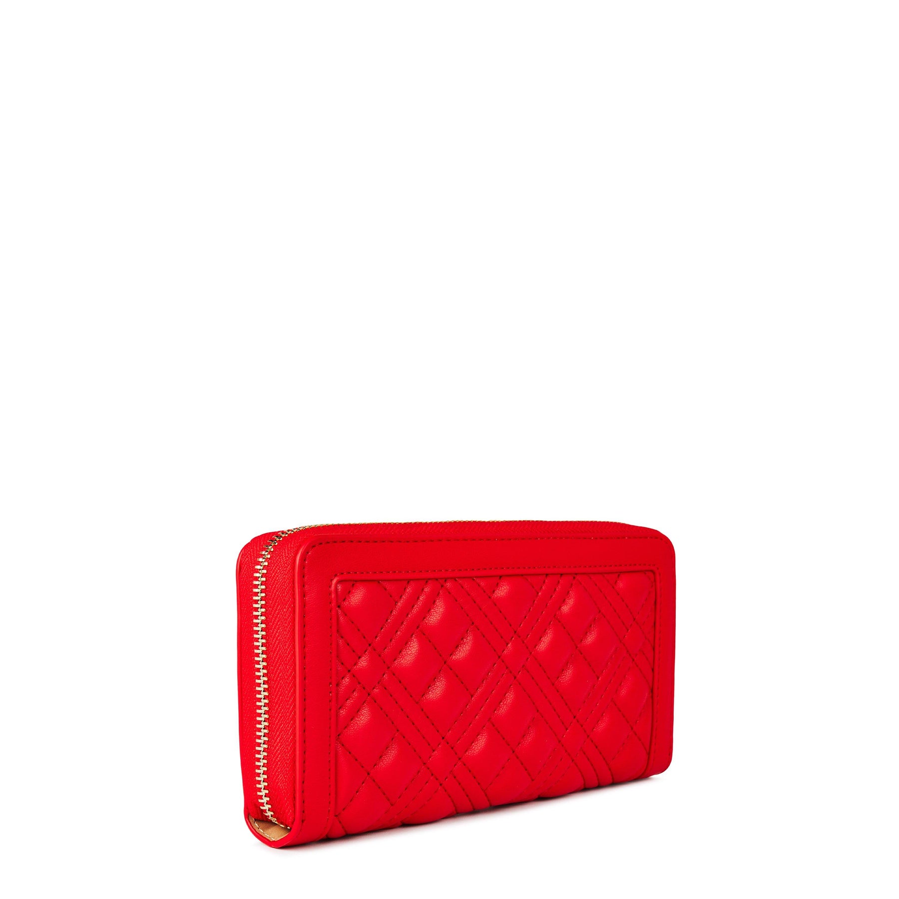 Quilted Logo Zipped Purse