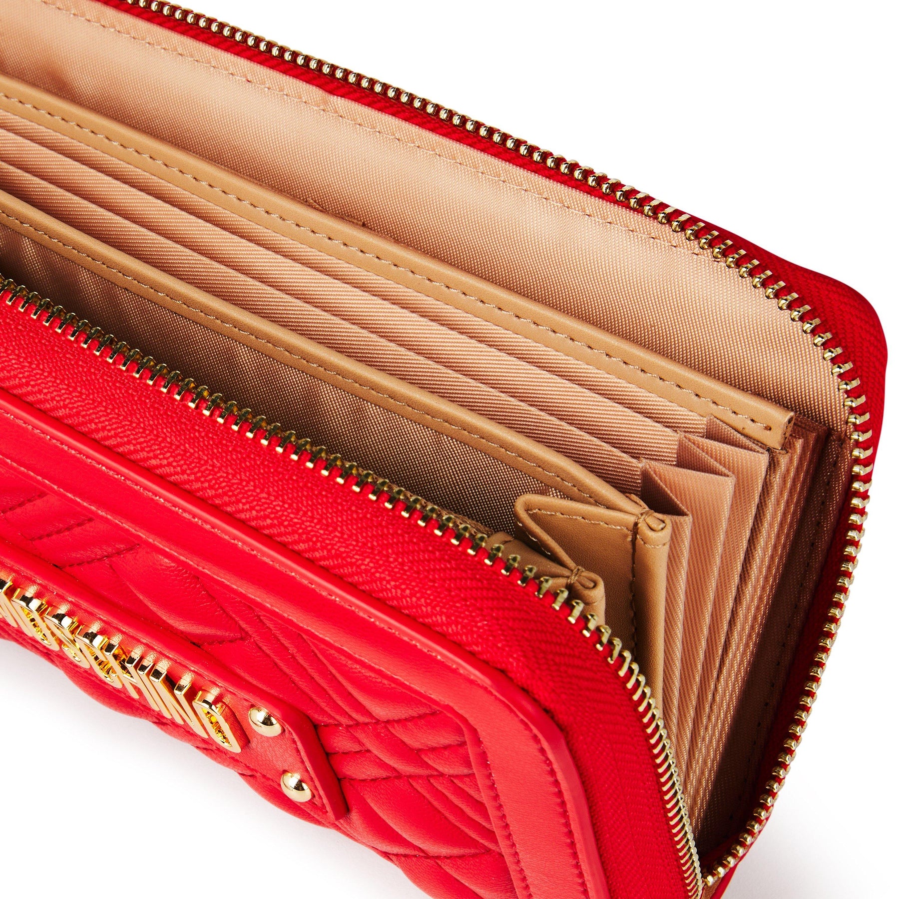 Quilted Logo Zipped Purse