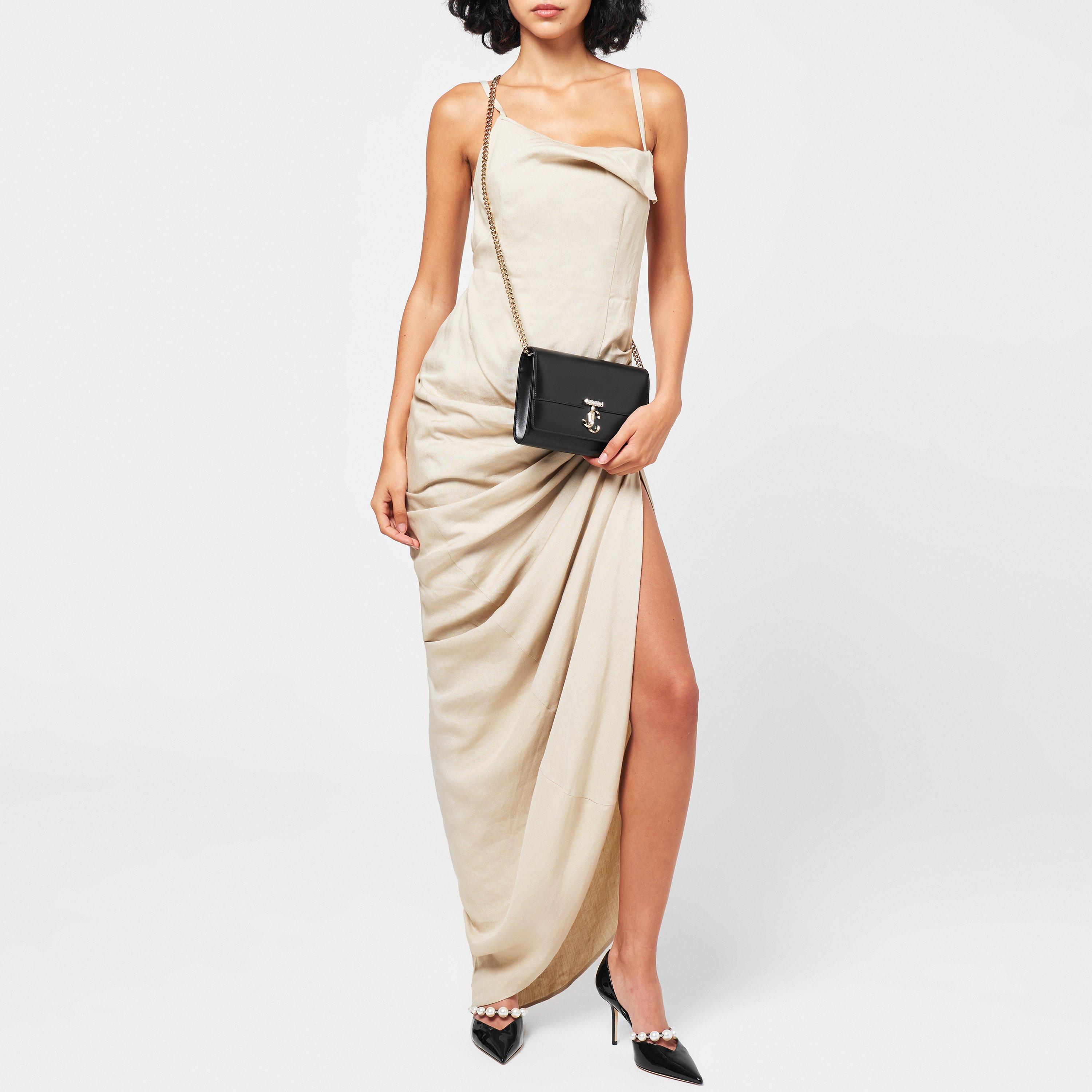 Women's Embellished Leather Avenue Clutch Bag