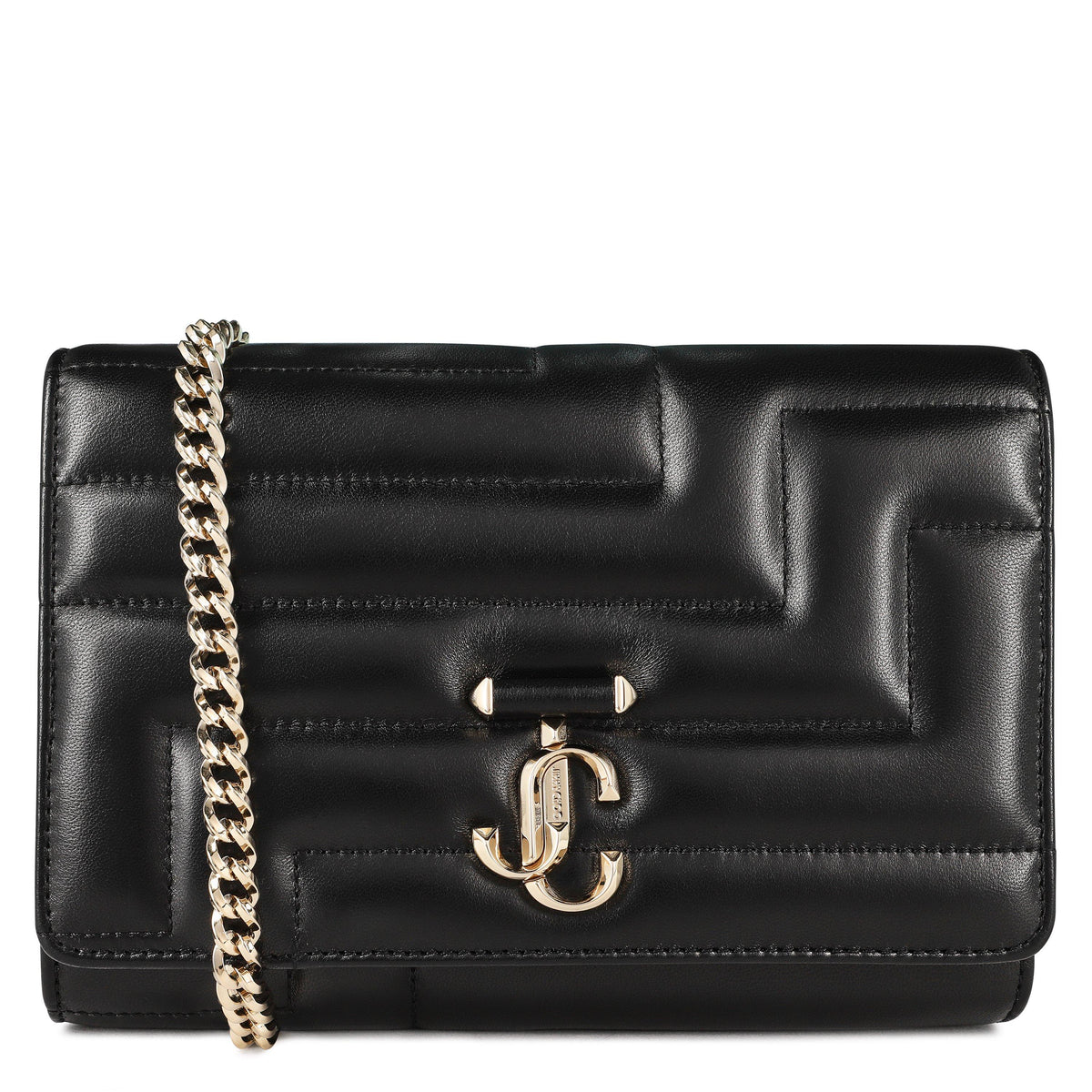 Women's Embellished Leather Avenue Clutch Bag