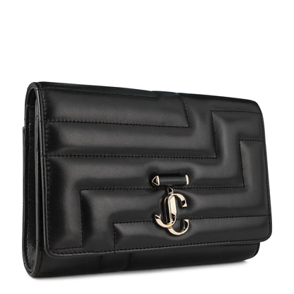 Embellished Leather Avenue Clutch Bag
