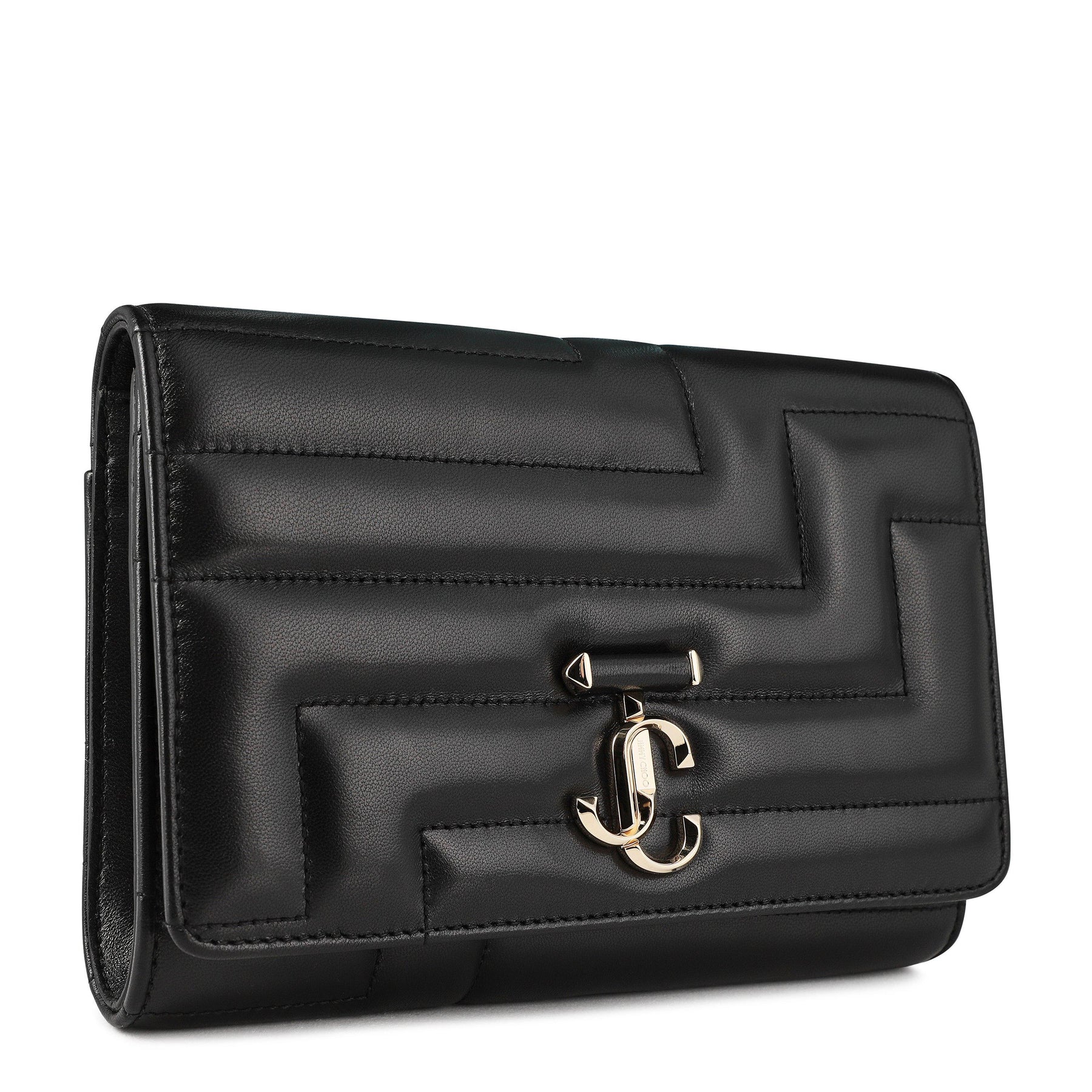 Women's Embellished Leather Avenue Clutch Bag