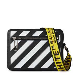 Men's Camera Bag, Bold Diagonal Stripes