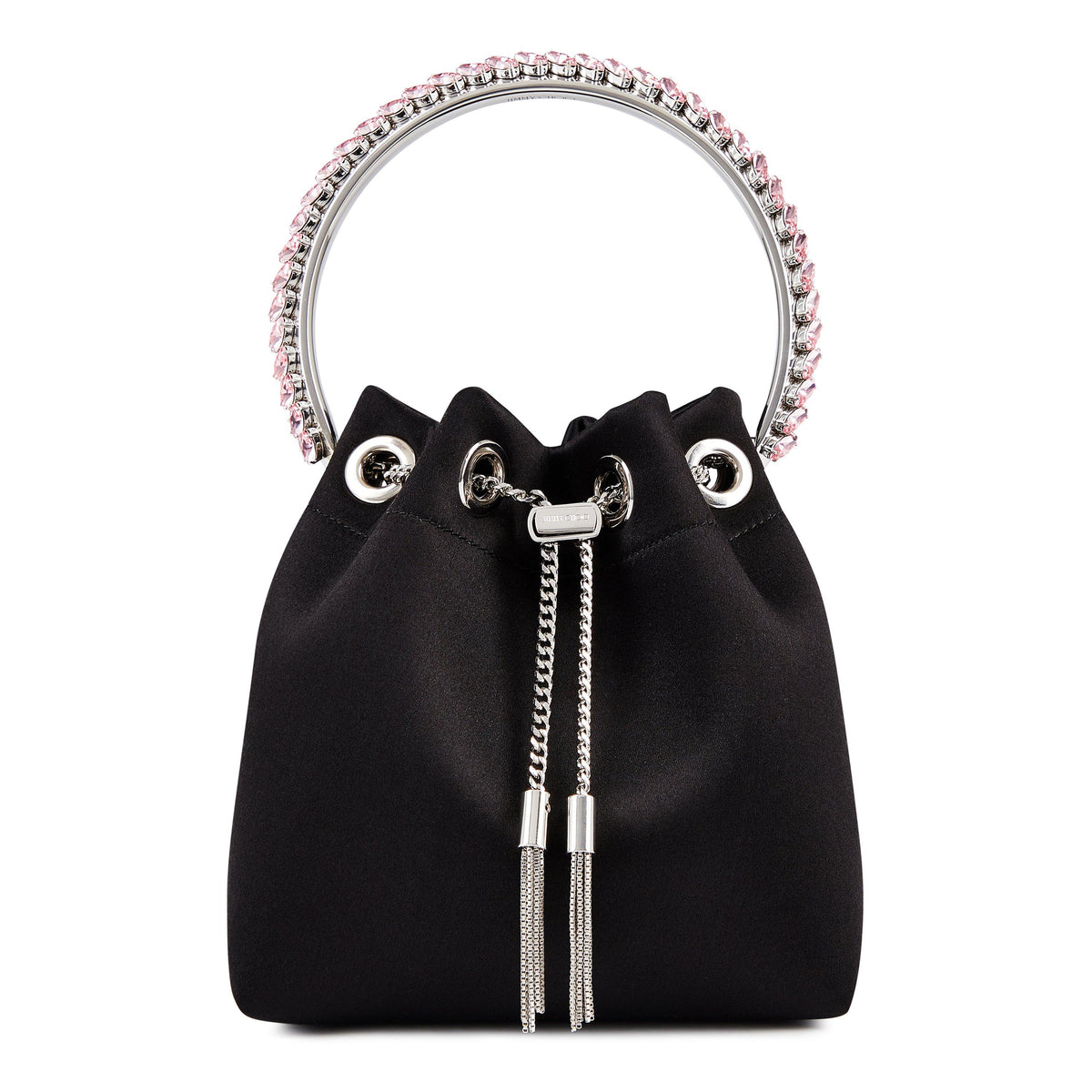 Women's Embellished Satin Bon Bon Top Handle Bag