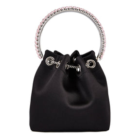 Women's Embellished Satin Bon Bon Top Handle Bag
