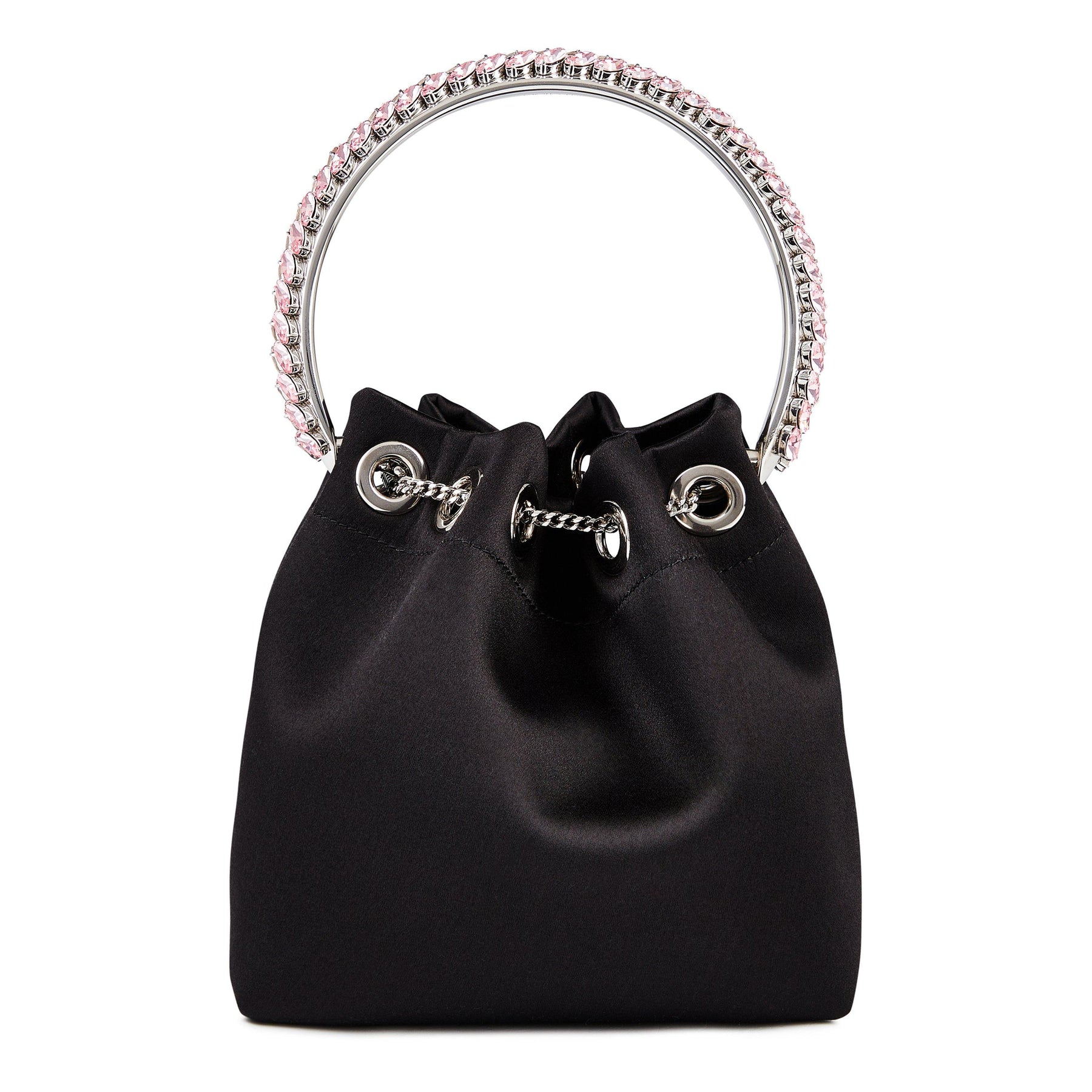 Women's Embellished Satin Bon Bon Top Handle Bag