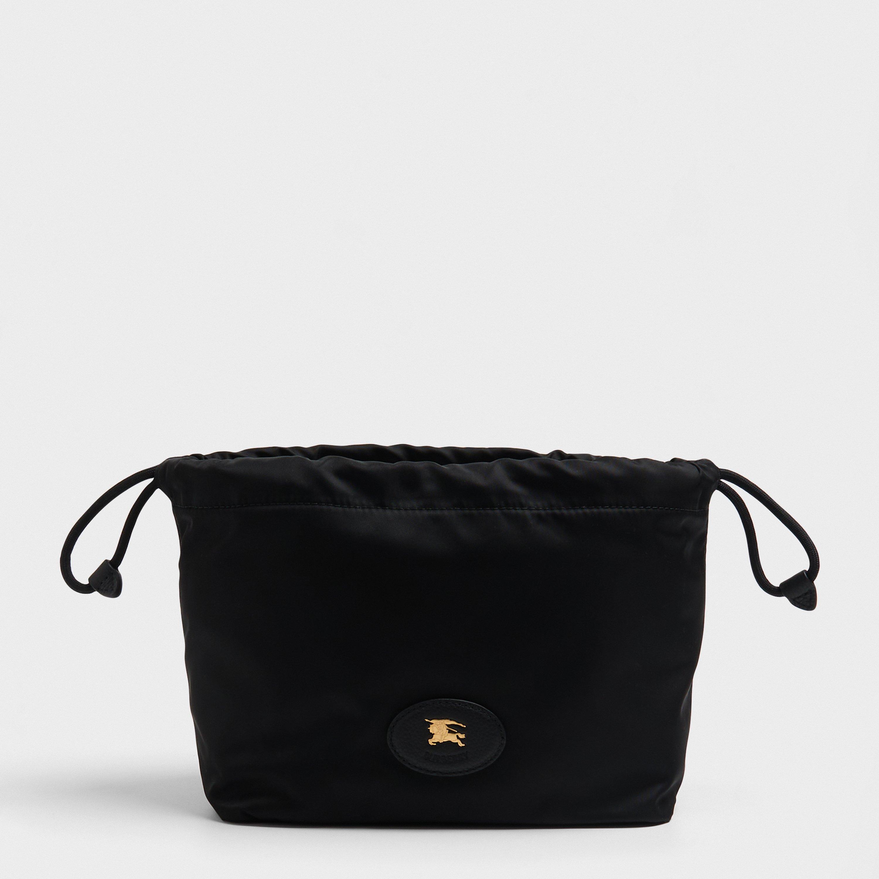 Barreled Midi Black Pouch